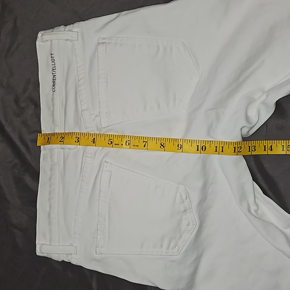 Current/Elliott white skinny jeans high waist size 26 - Picture 12 of 15